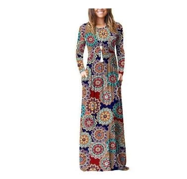 Robe Vintage Années 70 Damier - Louise Vintage