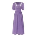 Robe Vintage Années 70 Lavande - Louise Vintage