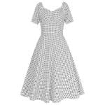 Robe Vintage Bistro Blanc - Louise Vintage