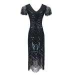 Robe Vintage Charleston Noir - Louise Vintage