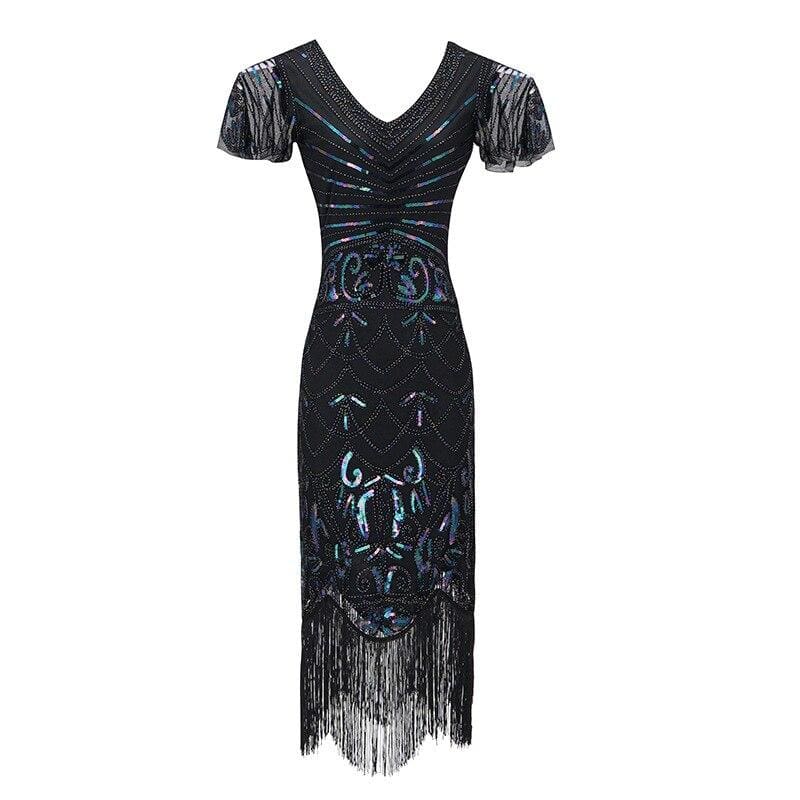 Robe Vintage Charleston Noir - Louise Vintage