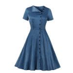 Robe Vintage Col Bateau - Louise Vintage