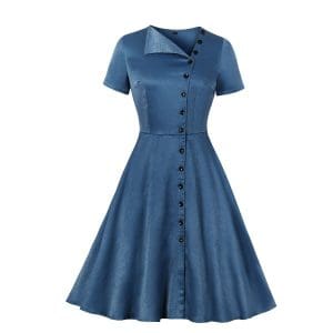Robe Vintage Col Bateau - Louise Vintage