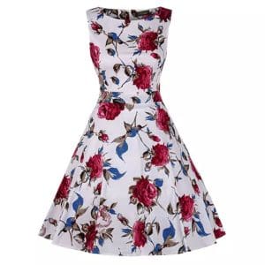 Robe Vintage Coton Fleurs - Louise Vintage