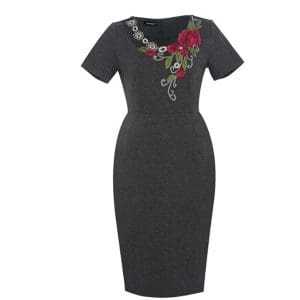 Robe Vintage Crayon Grande Taille - Louise Vintage