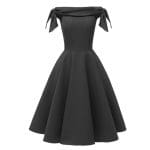 Robe Vintage de Soirée Noir - Louise Vintage