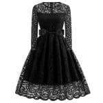 Robe Vintage Gala Noire - Louise Vintage
