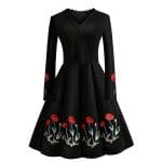 Robe Vintage Grande Taille Cerises - Louise Vintage
