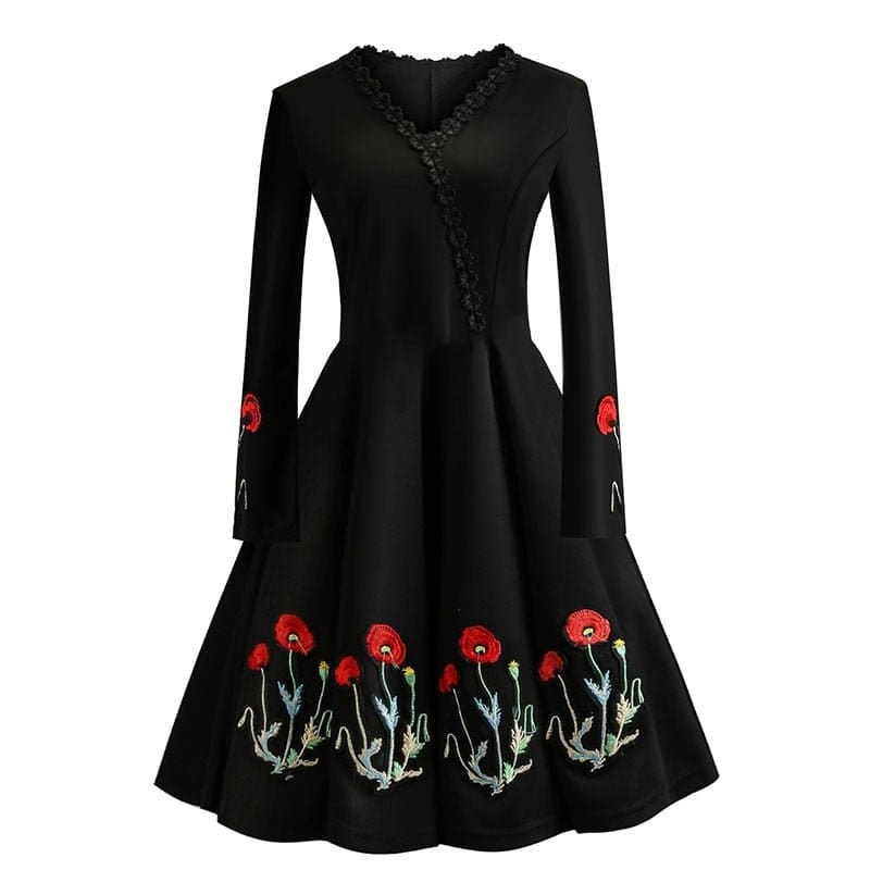 Robe Vintage Grande Taille Cerises - Louise Vintage