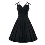 Robe Vintage Grande Taille Glamour Noir - Louise Vintage
