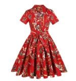 Robe Vintage Grande Taille Rockabilly Bar - Louise Vintage