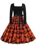 Robe Vintage Grande Taille Rockabilly Halloween - Louise Vintage