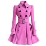 Robe Vintage Hiver Laine Rose - Louise Vintage