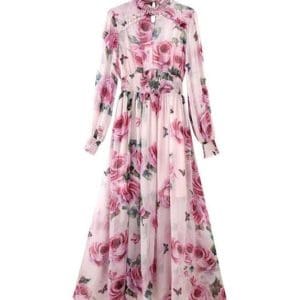 Robe Vintage Invité Mariage Rose - Louise Vintage