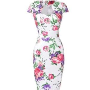 Robe Vintage Jour Blanc - Louise Vintage