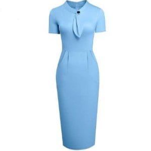 Robe Vintage Jour Bleu - Louise Vintage