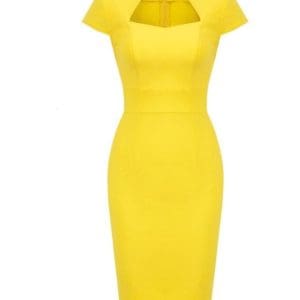 Robe Vintage Jour Jaune - Louise Vintage
