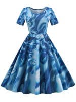 Robe Vintage pas cher Ciel - Louise Vintage