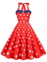 Robe Vintage Pin Up Coeur USA - Louise Vintage