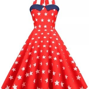 Robe Vintage Pin Up Coeur USA - Louise Vintage