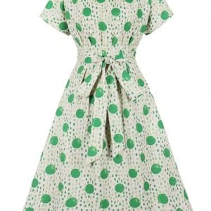 Robe Vintage Pois Rayures - Louise Vintage