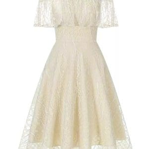 Robe Vintage Pour Mariage Blanche - Louise Vintage