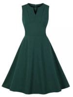 Robe Vintage Réception Verte - Louise Vintage