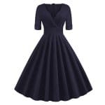 Robe Vintage Rockabilly 50s Marine - Louise Vintage