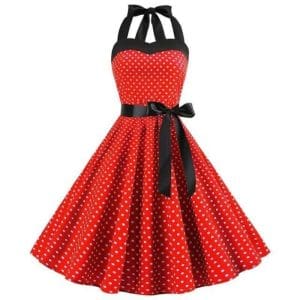 Robe Vintage Rouge - Louise Vintage