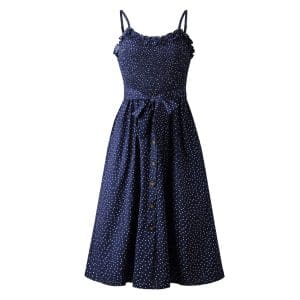 Robe Vintage Sixties Bleu - Louise Vintage