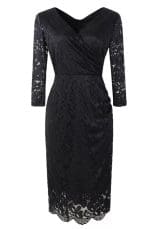 Robe Vintage Tailleur Noir - Louise Vintage