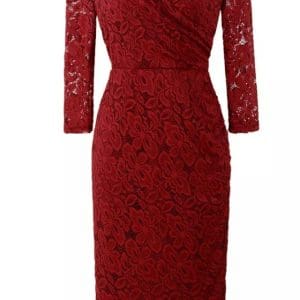 Robe Vintage Tailleur Rouge - Louise Vintage