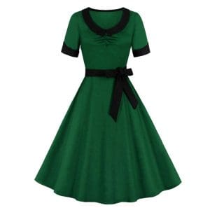 Robe Vintage Verte - Louise Vintage