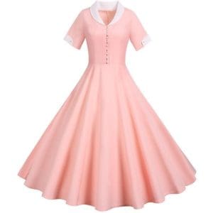 Robe Vintage 50s Rose - Louise Vintage