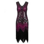Robe Vintage Années 20 Rose Glamour - Louise Vintage