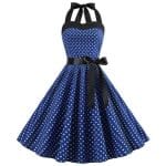 Robe Vintage Bleu - Louise Vintage