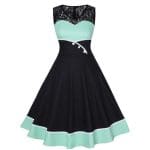 Robe Vintage Grande Taille Dentelle Pastel - Louise Vintage