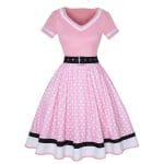 Robe Vintage Grande Taille Rose - Louise Vintage