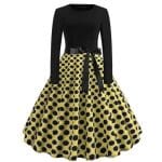 Robe Vintage Jaune - Louise Vintage