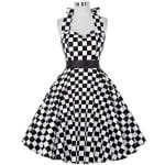 Robe Vintage Noir et Blanc - Louise Vintage