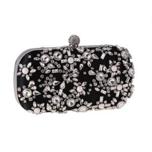 Sac de Soirée Portefeuille Black - Louise Vintage