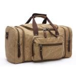 Sac de Voyage Homme Vintage Kaki - Louise Vintage