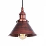 Suspension Vintage Industriel Cuivre - Louise Vintage