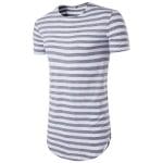 T Shirt Vintage Homme Rayé Gris - Louise Vintage