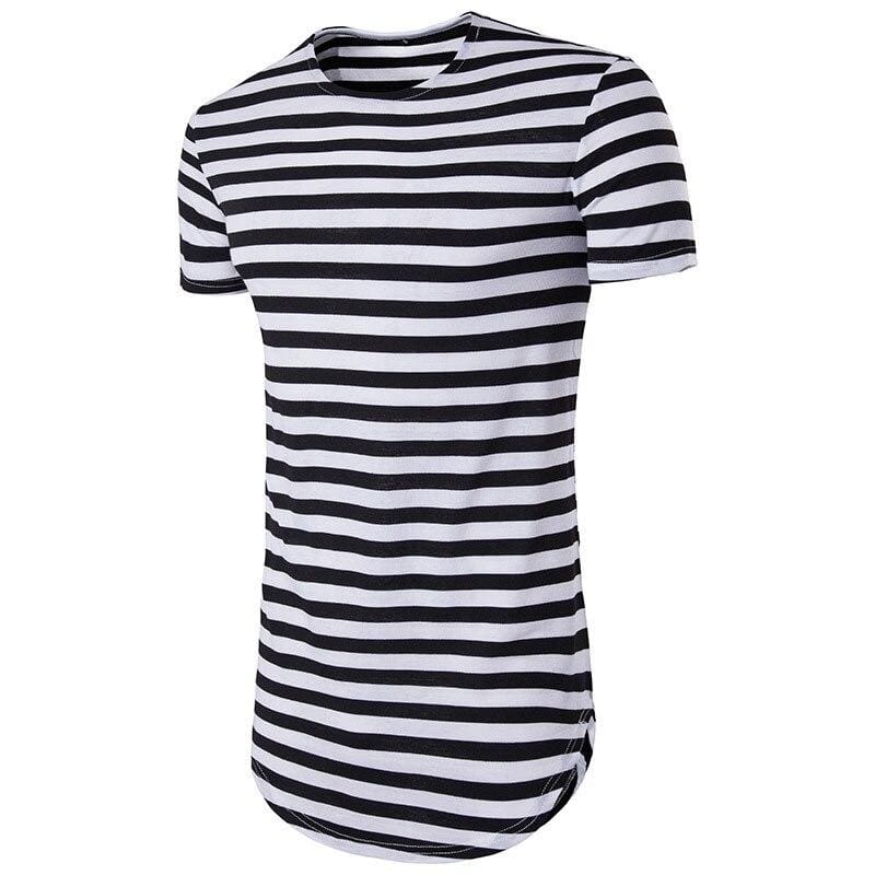 T Shirt Vintage Homme Rayé Marine - Louise Vintage