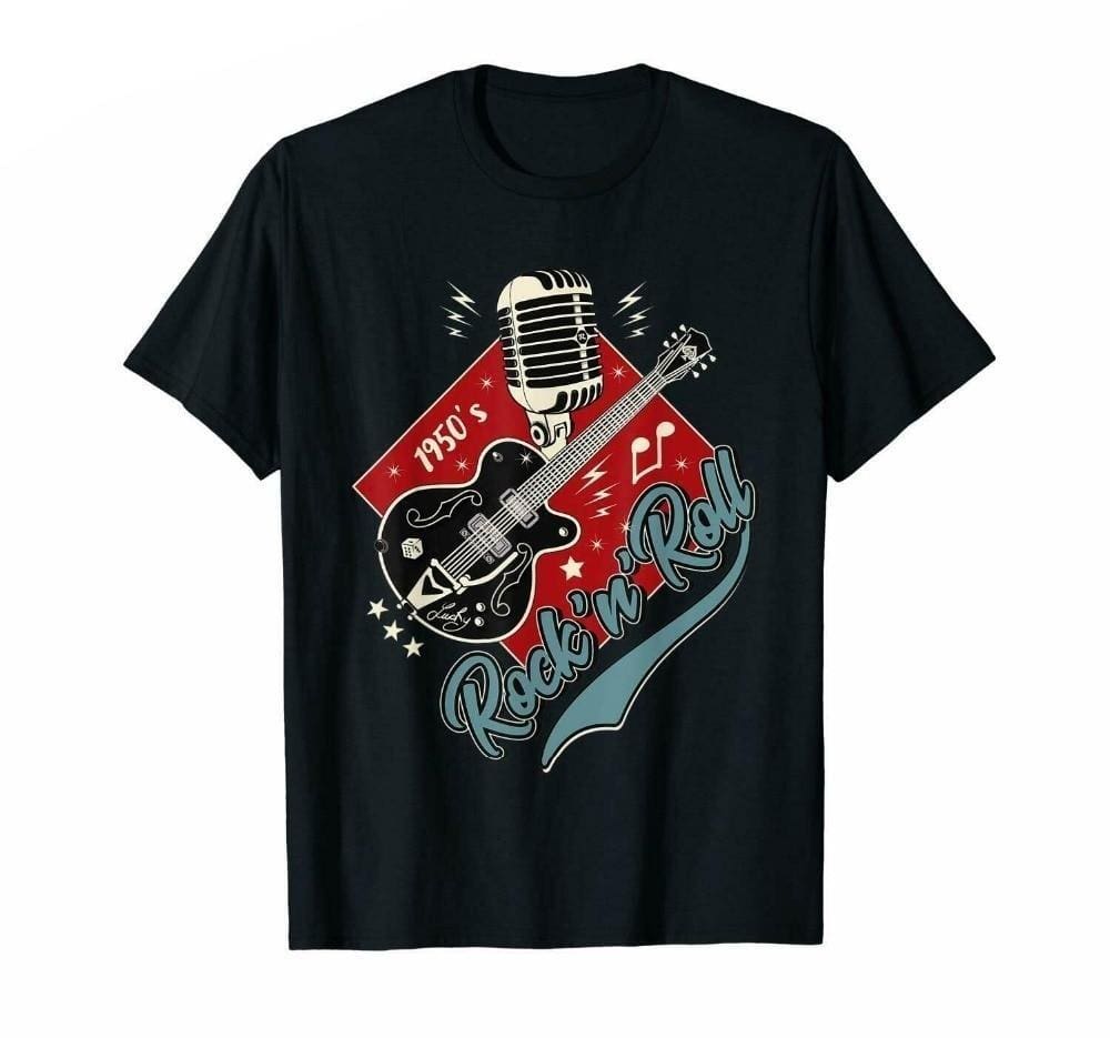 T Shirt Vintage Rock 1950s - Louise Vintage