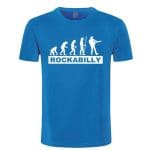 T Shirt Vintage Rockabilly Bleu - Louise Vintage