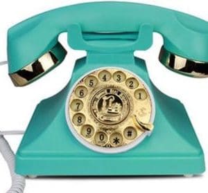 Téléphone Vintage Edition Bleu Canard - Louise Vintage