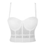 Top Vintage Blanc Bustier - Louise Vintage
