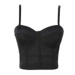 Top Vintage Noir Bustier - Louise Vintage